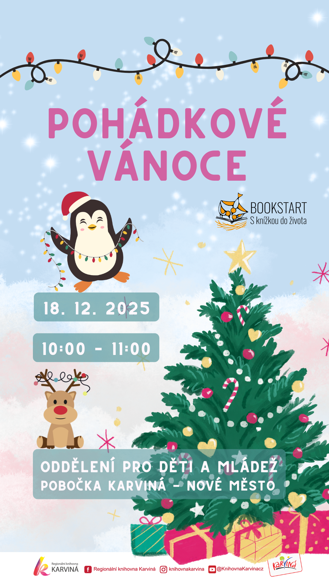 Bookstart – S knížkou do života: Pohádkové Vánoce